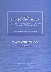 Acta Palaeohispanica X